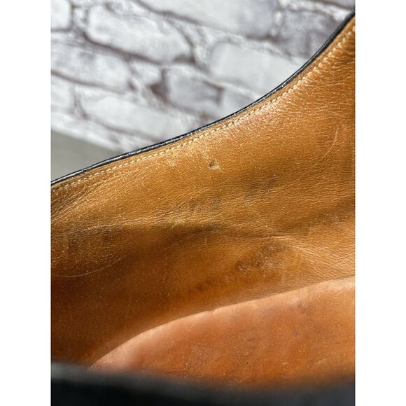 Saks Fifth Ave Blue Suede Leather Wingtip Oxfords Lace Up Shoes Men’s 8M US/41EU - Picture 9 of 16